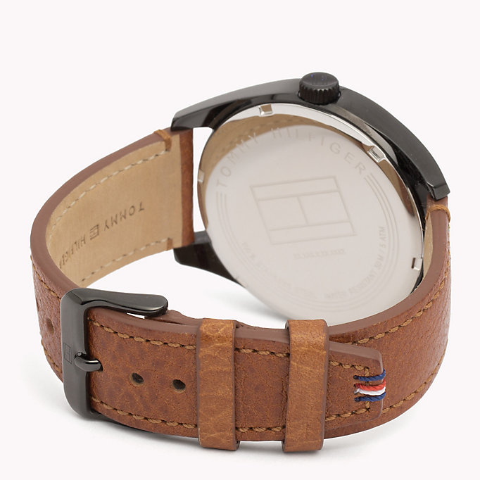 Tommy Hilfiger 1791372 zegarek czarny fashion/modowy Męskie pasek