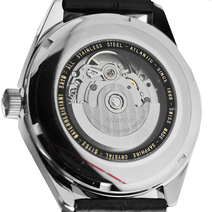 zegarek Atlantic 51752.41.65G automatyczny męski Worldmaster Worldmaster Automatic - miniatura 4