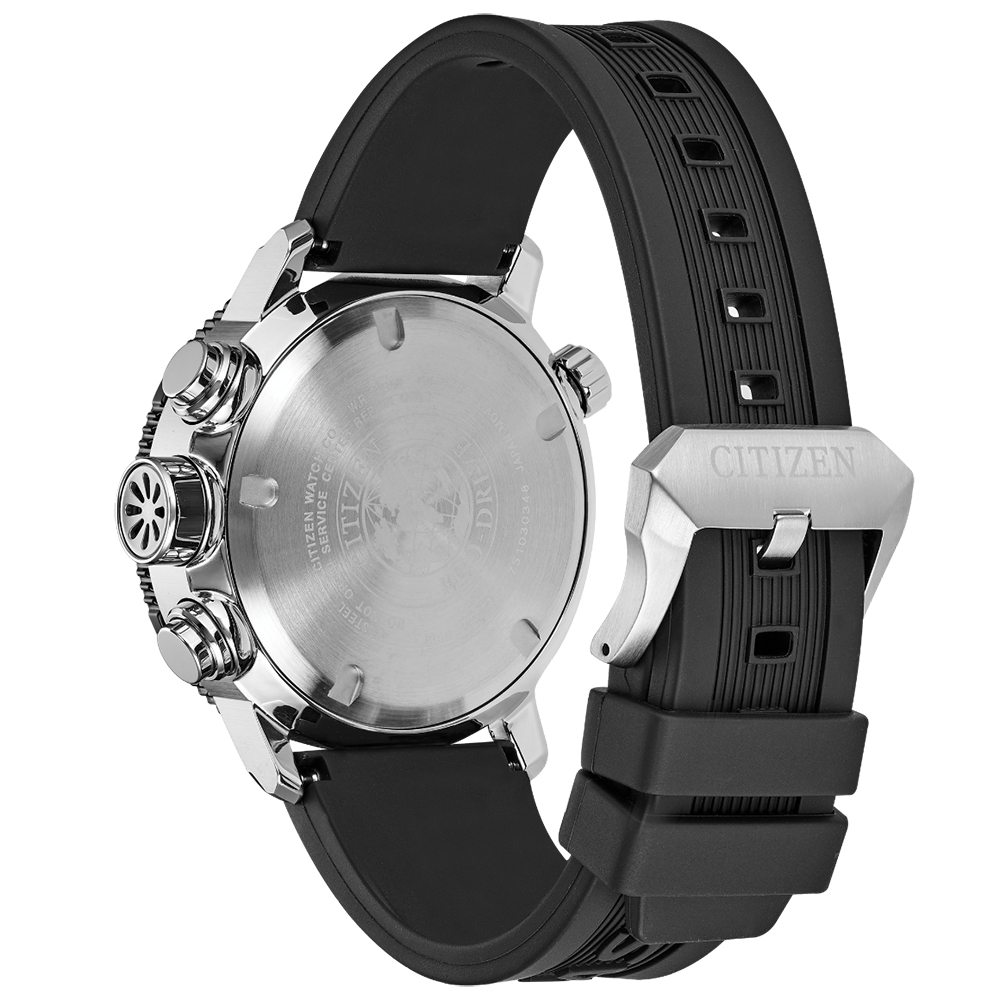 Citizen BN4044-15E PROMASTER ECO-DRIVE SKY ALTICHRON DIVER Promaster sportowy zegarek srebrny - miniatura 3
