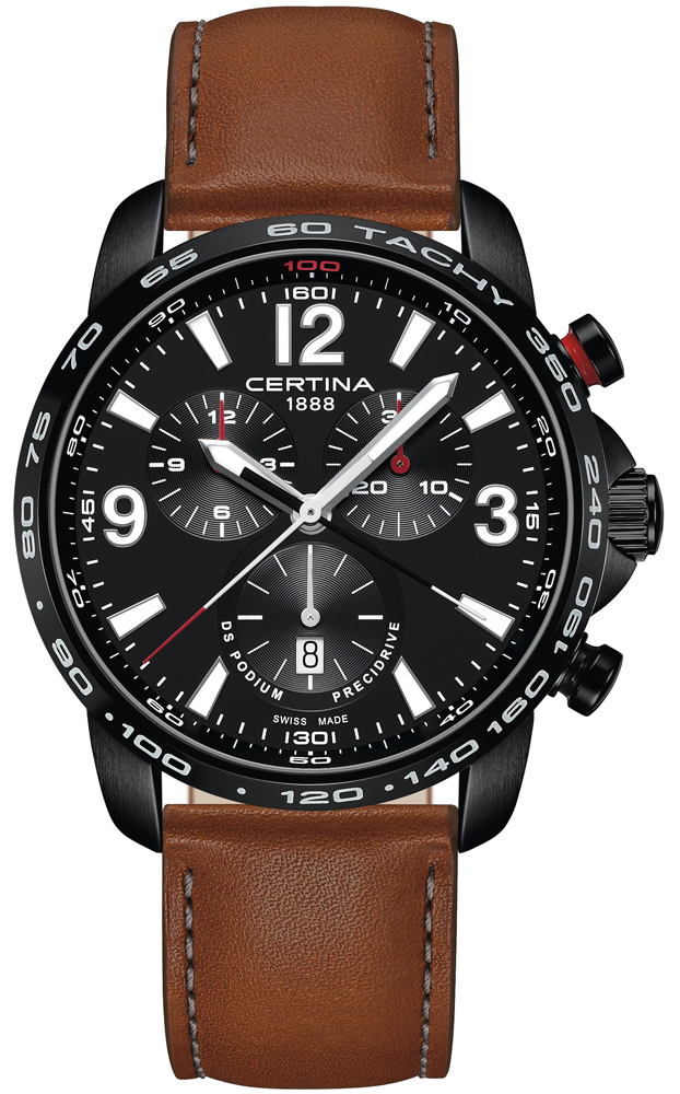 DS Podium Chronograph 1/100 sec 44mm Certina C001.647.36.057.00 