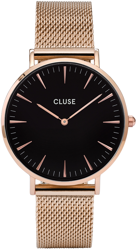 Mesh Rose Gold/Black Cluse CW0101201003 