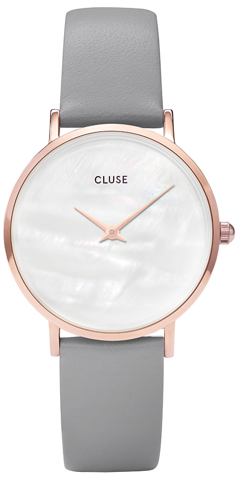 pasek Rose Gold White Pearl/Stone Grey Cluse CL30049 