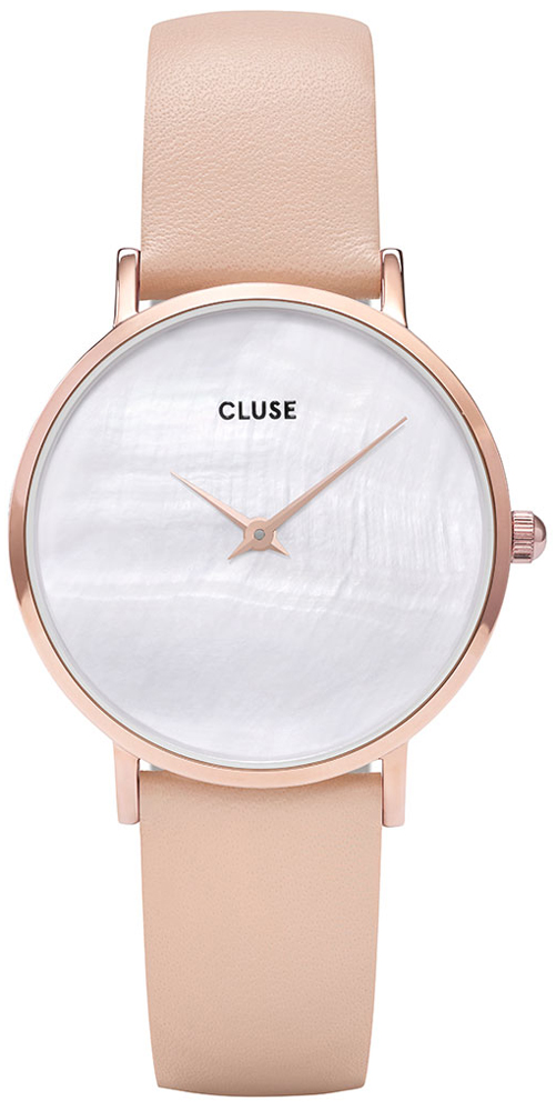 Pasek La Perle Rose Gold White Pearl/Nude Cluse CL30059 