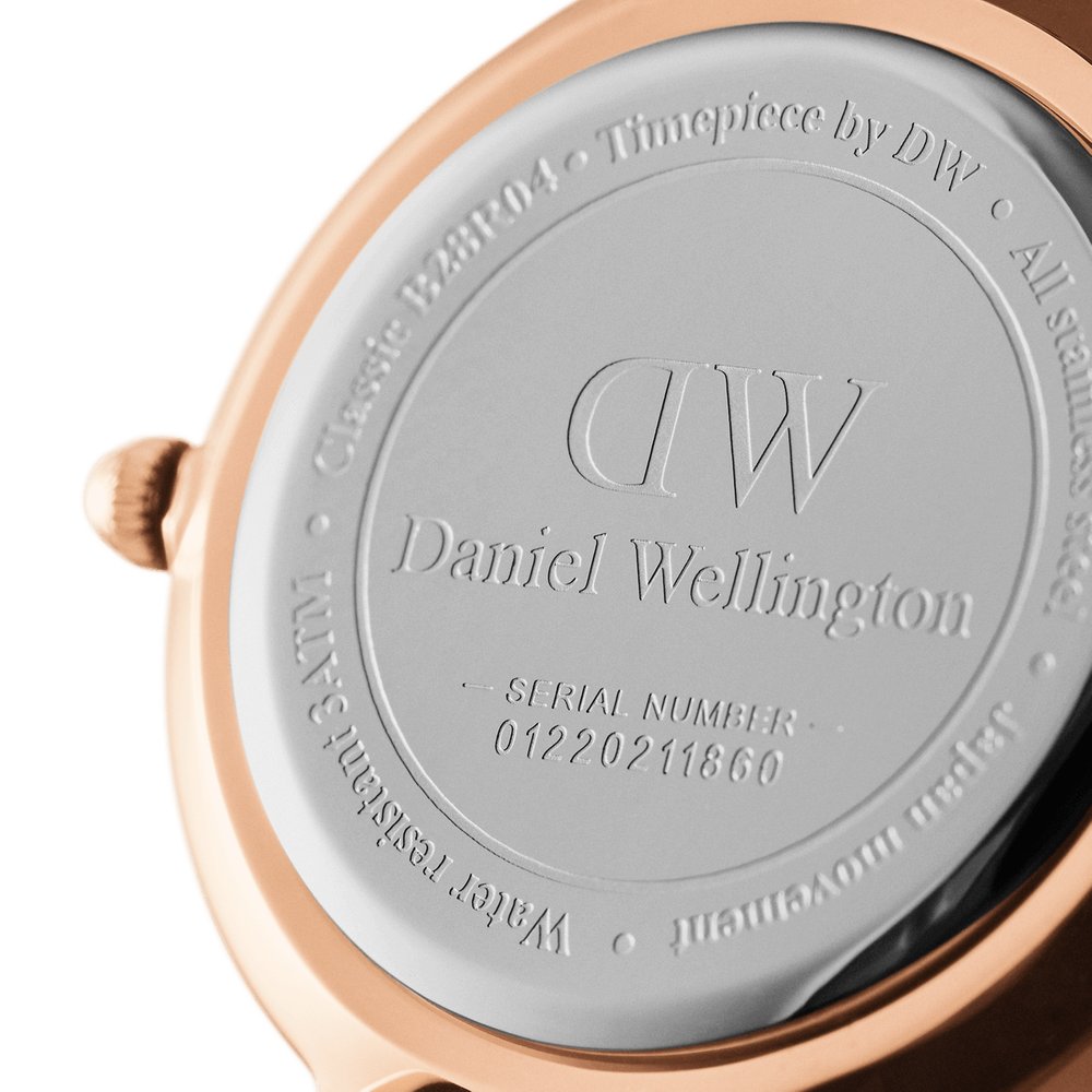 Daniel Wellington DW00100245 Petite Ashfield zegarek damski klasyczny mineralne - miniatura 5