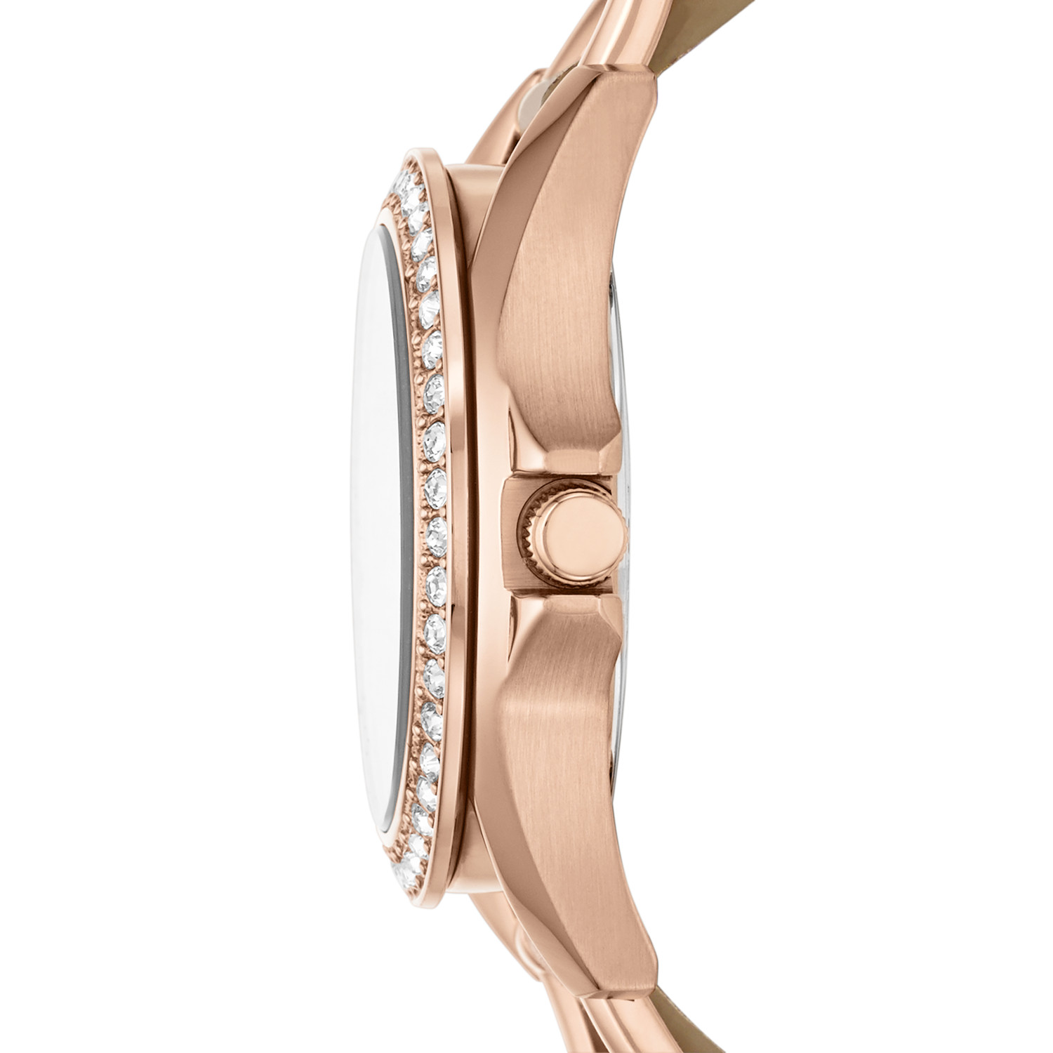 Fossil ES3466 zegarek różowe złoto fashion/modowy Riley pasek - miniatura 2