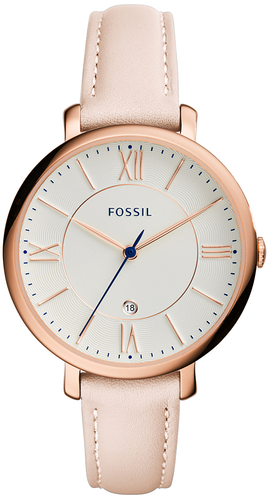 JACQUELINE Pink Leather Strap 36mm Fossil ES3988 