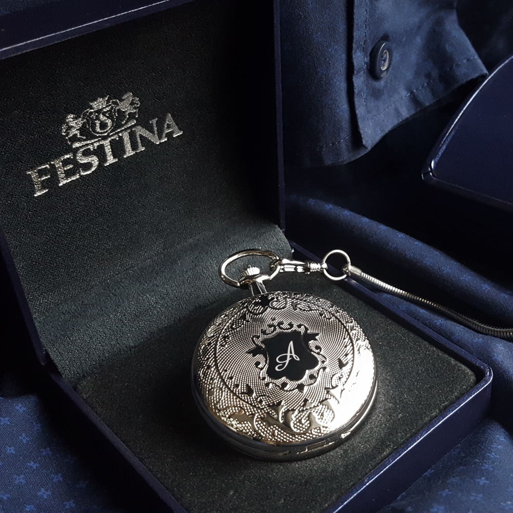 Festina F2023-1 Classic Kieszonkowe klasyczny zegarek srebrny - miniatura 7