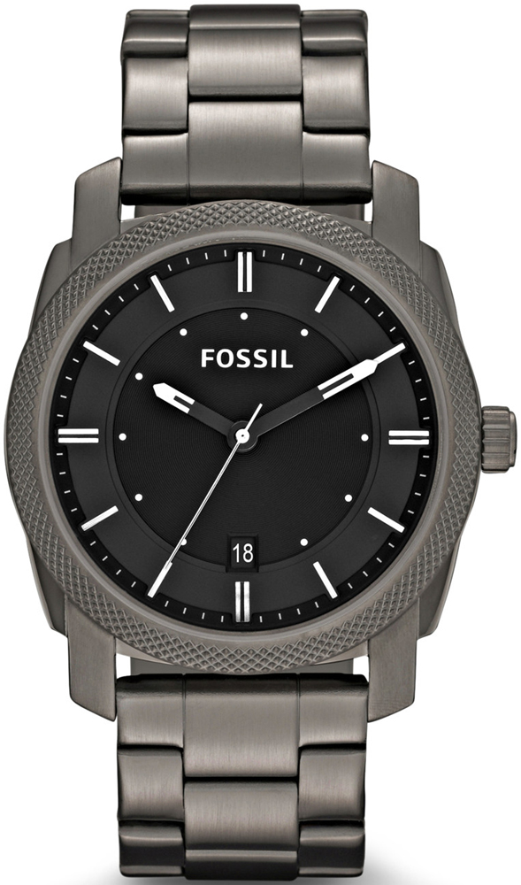 MACHINE Grey Stainless Steel 42mm Fossil FS4774 