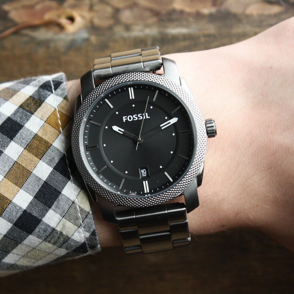 Fossil FS4774 zegarek męski fashion/modowy Machine bransoleta - miniatura 5