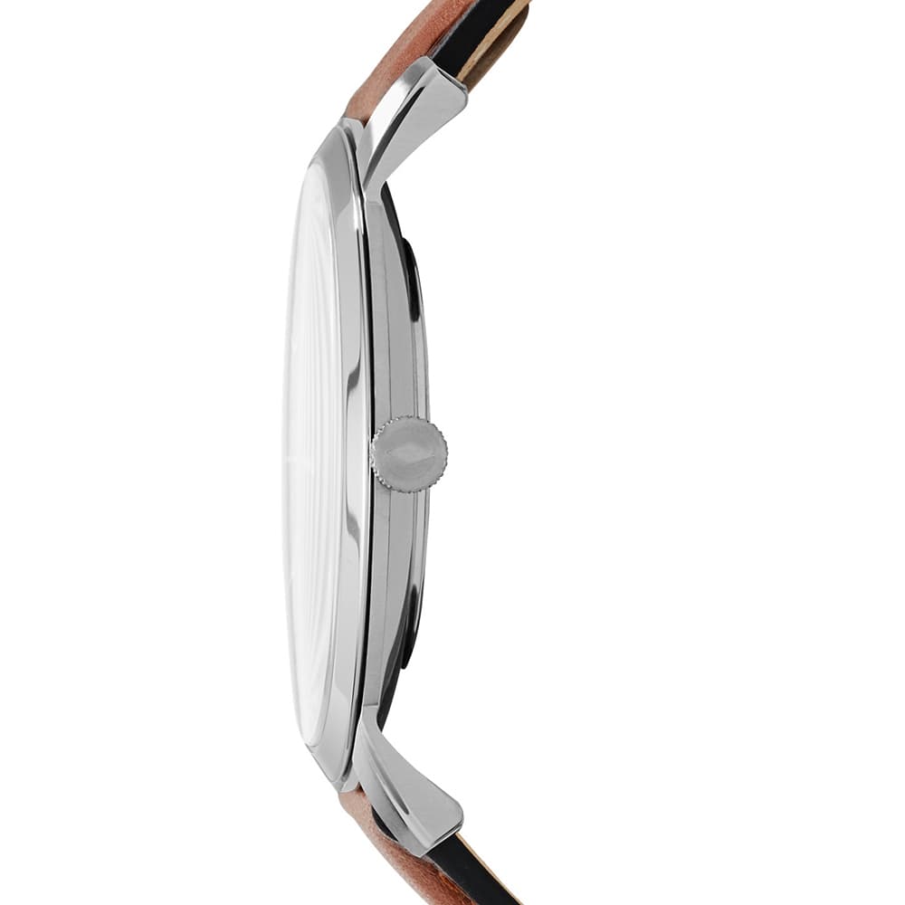 Fossil FS5304 zegarek srebrny klasyczny The Minimalist pasek - miniatura 3