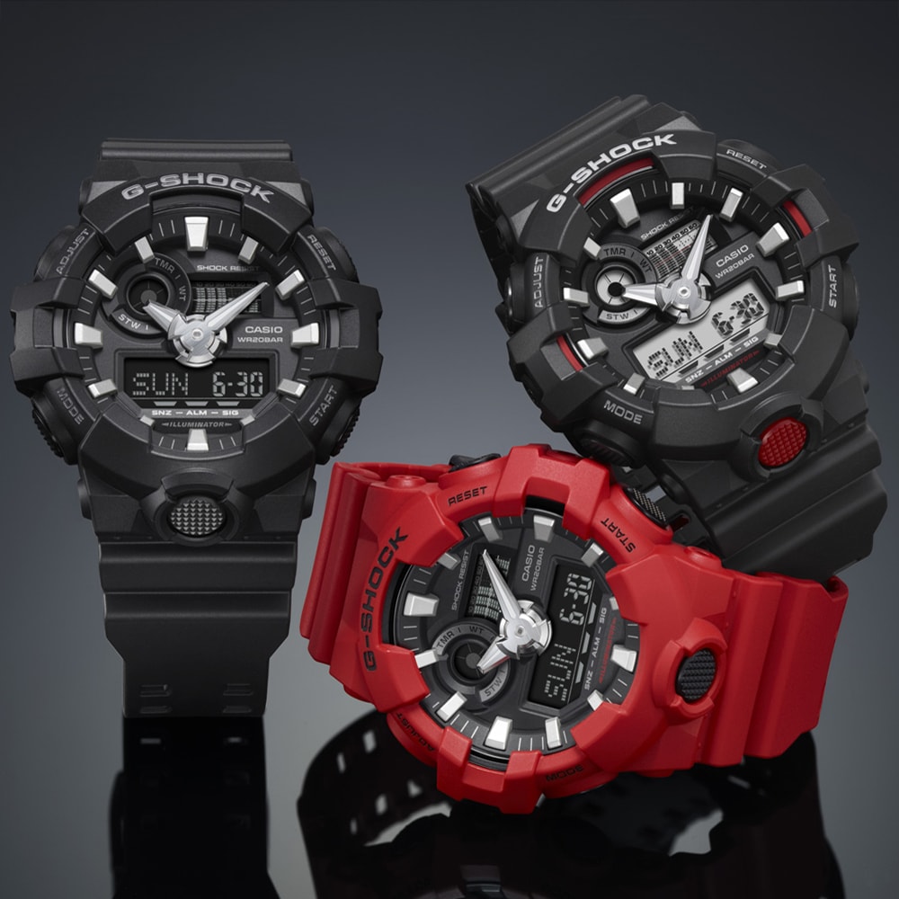 zegarek G-Shock GA-700-1BER czarny G-SHOCK Original - miniatura 4