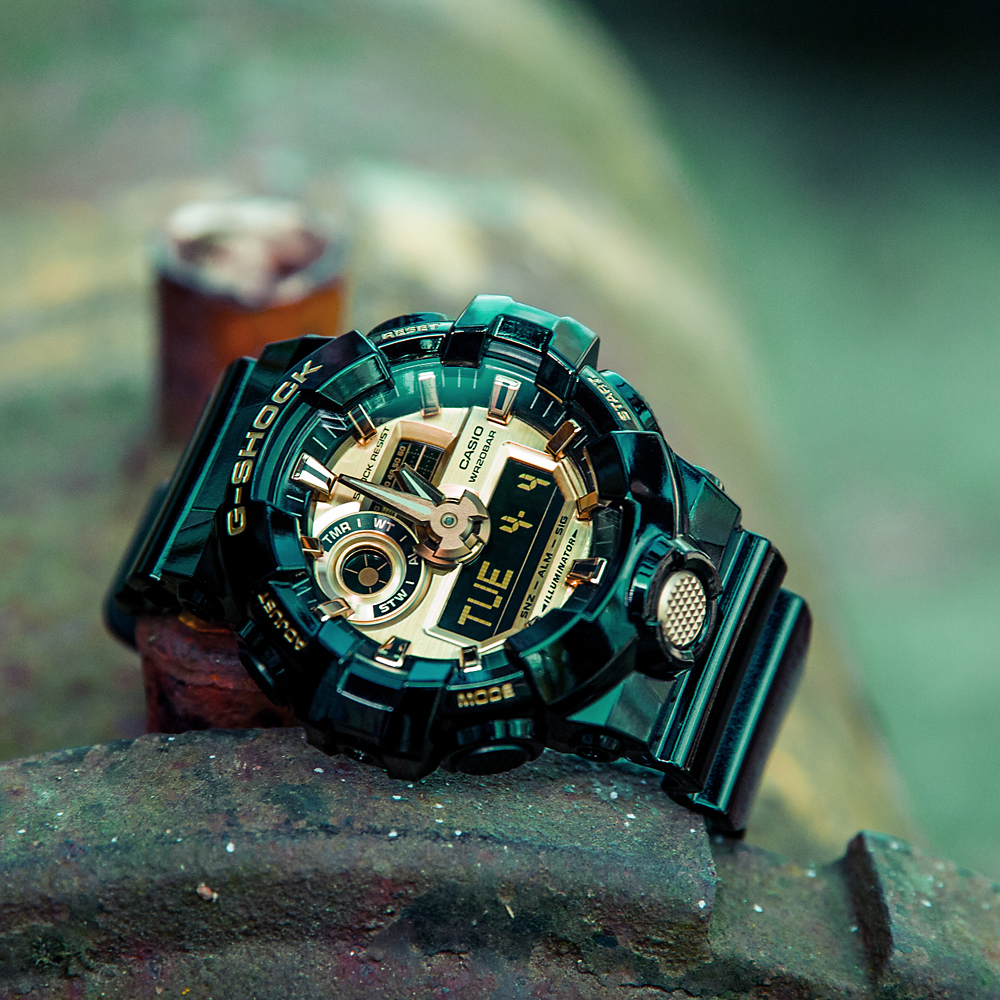 G-Shock GA-710GB-1AER zegarek męski sportowy G-SHOCK Style pasek - miniatura 4