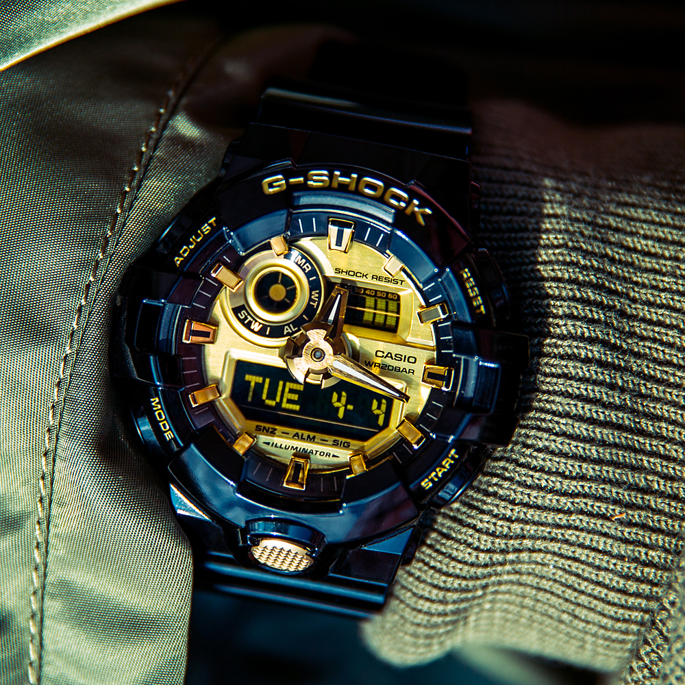 zegarek G-Shock GA-710GB-1AER czarny G-SHOCK Style - miniatura 5