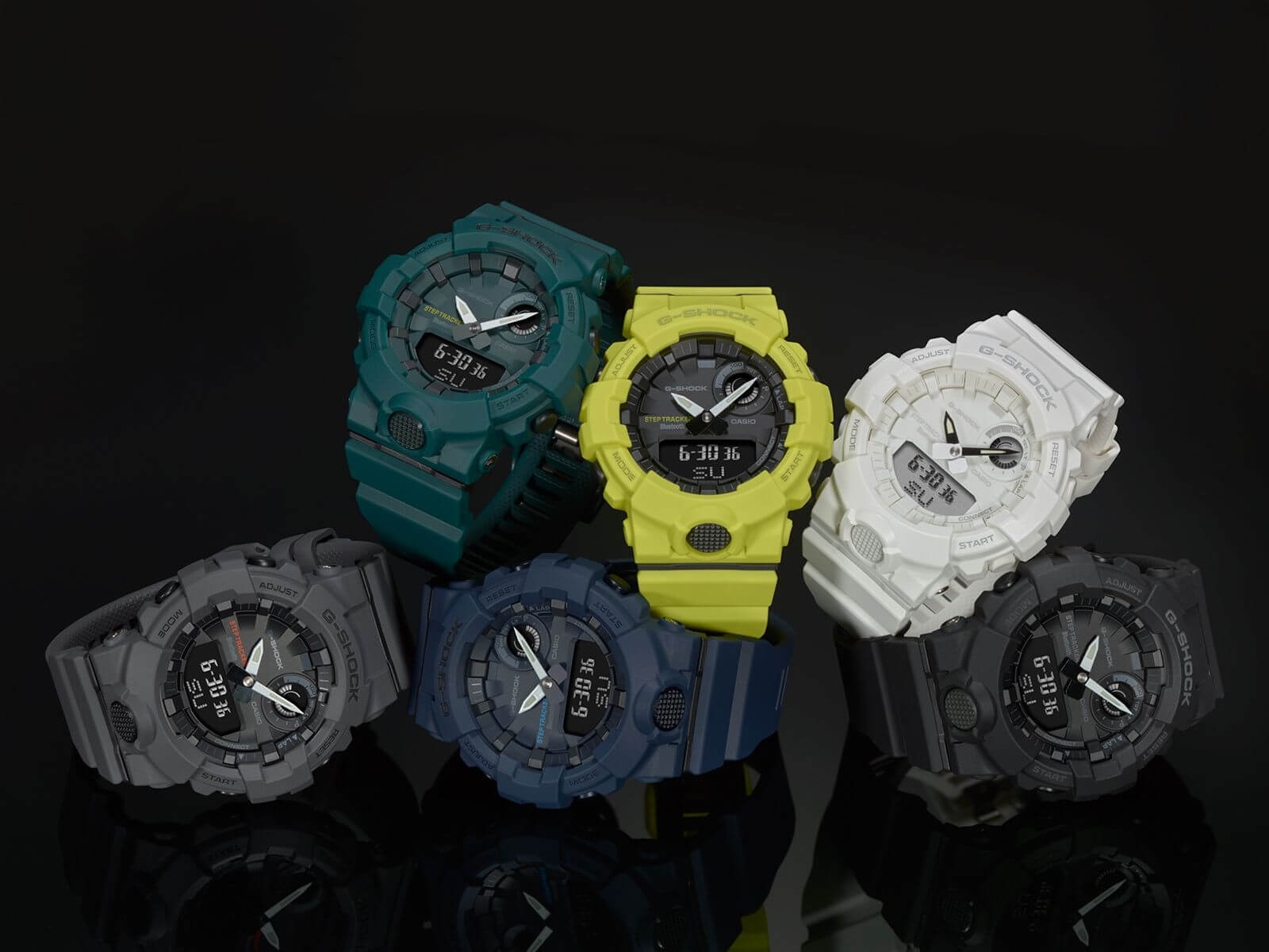 G-Shock GBA-800-1AER zegarek czarny sportowy G-SHOCK Original pasek - miniatura 8