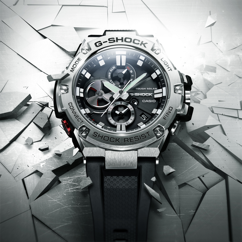 G-Shock GST-B100-1AER męski smartwatch G-SHOCK G-STEEL pasek - miniatura 2