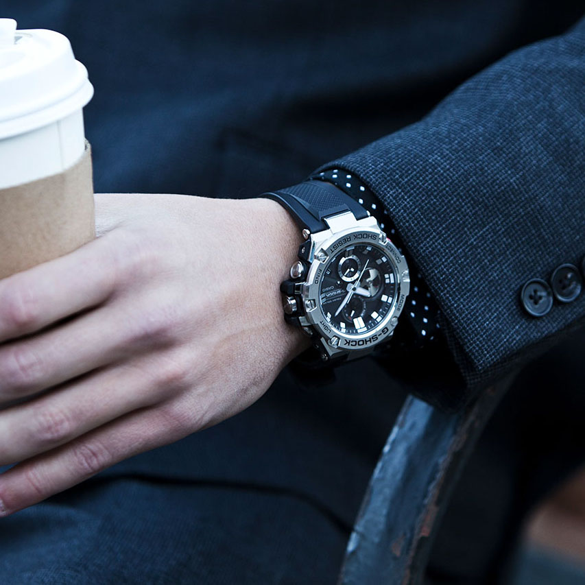 smartwatch G-Shock GST-B100-1AER G-STEEL BLUETOOTH SYNC G-SHOCK G-STEEL mineralne - miniatura 8