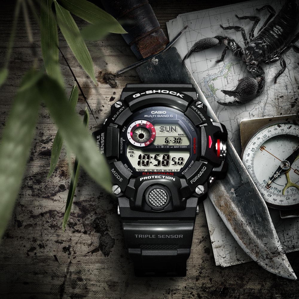 zegarek G-Shock GW-9400-1ER RANGEMAN męski z termometr G-SHOCK Master of G - miniatura 5