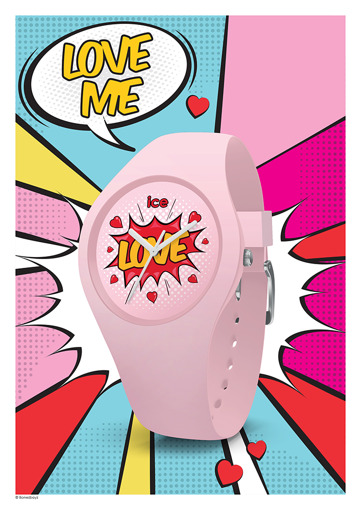 zegarek ICE Watch ICE.015268 kwarcowy dla dzieci ICE-Love ICE love splash rozm. S - miniatura 4
