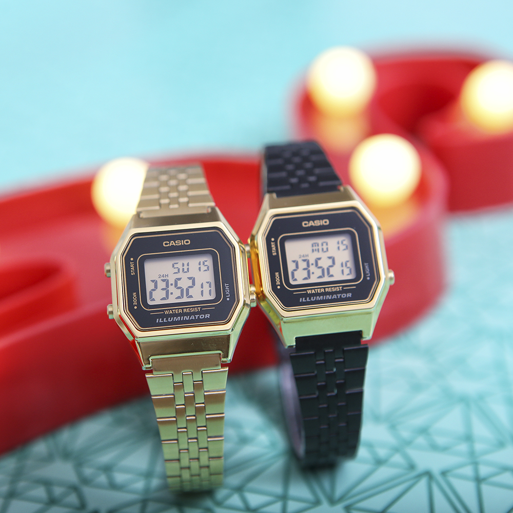 Casio Vintage LA680WEGA-1ER damski zegarek VINTAGE Midi bransoleta - miniatura 3