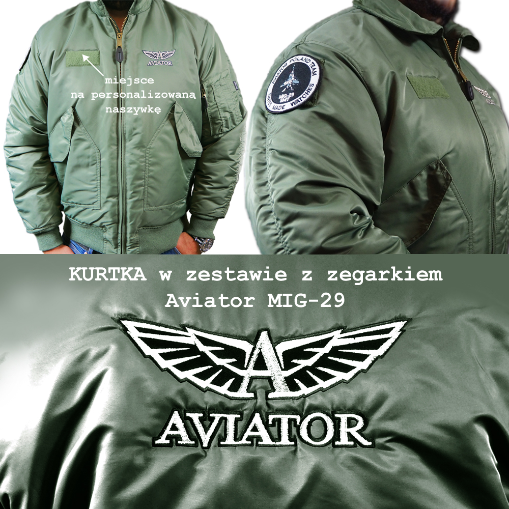 zegarek Aviator M.2.30.5.215.6 kwarcowy Mig Collection - miniatura 12