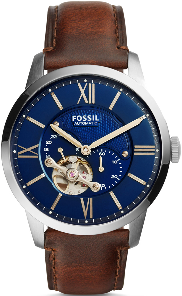 TOWNSMAN Brown Leather Strap 44mm Fossil ME3110 