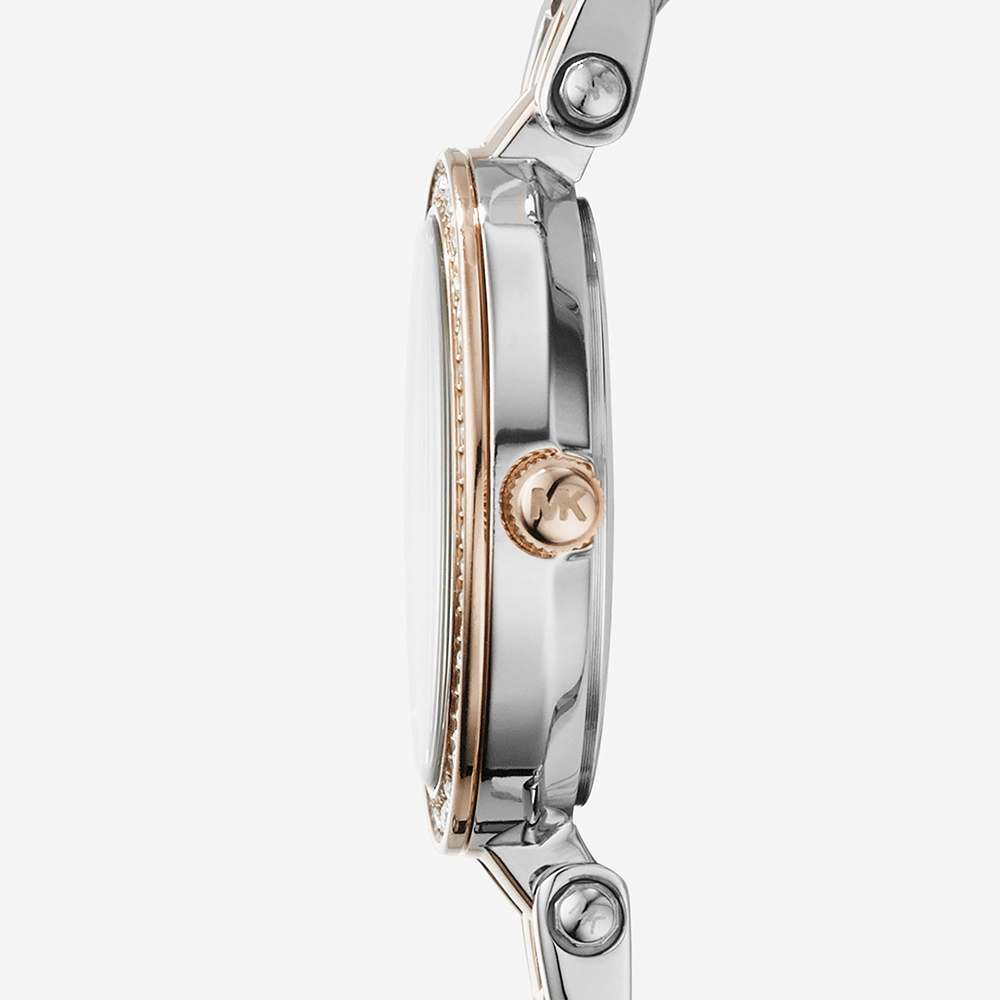 Michael Kors MK3298 zegarek srebrny fashion/modowy Darci bransoleta - miniatura 3