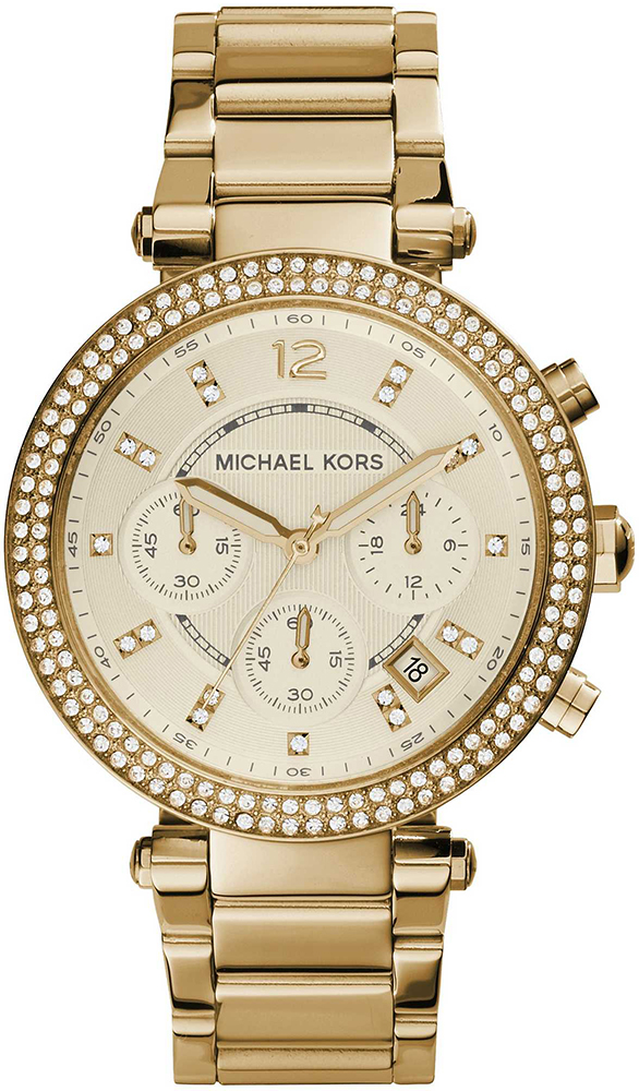 PARKER Gold Stainless Steel 39mm Michael Kors MK5354 