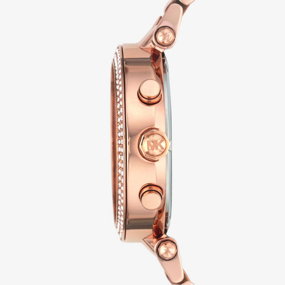 Michael Kors MK5491 zegarek różowe złoto fashion/modowy Parker bransoleta - miniatura 3