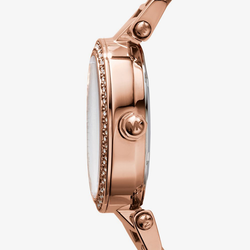 Michael Kors MK5616 zegarek różowe złoto fashion/modowy Parker bransoleta - miniatura 3