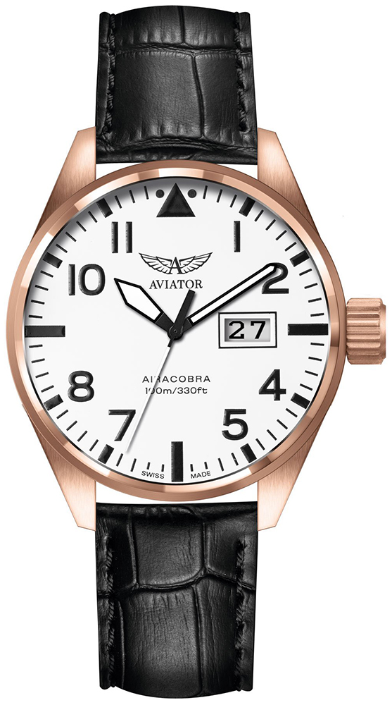 AIRACOBRA P42 BIG DATE Quartz Aviator V.1.22.2.152.4 