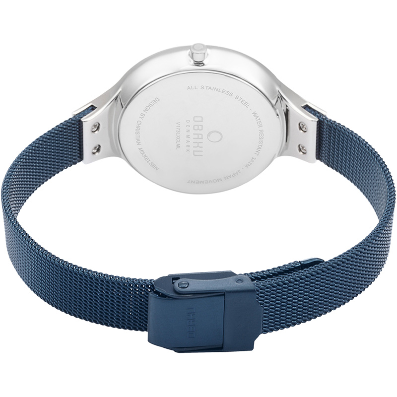 Obaku Denmark V173LXCLML damski zegarek Slim bransoleta - miniatura 3