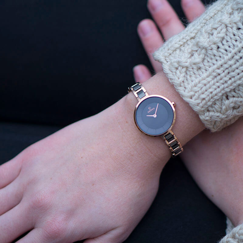 Obaku Denmark V183LXVNSV zegarek damski fashion/modowy Slim bransoleta - miniatura 8