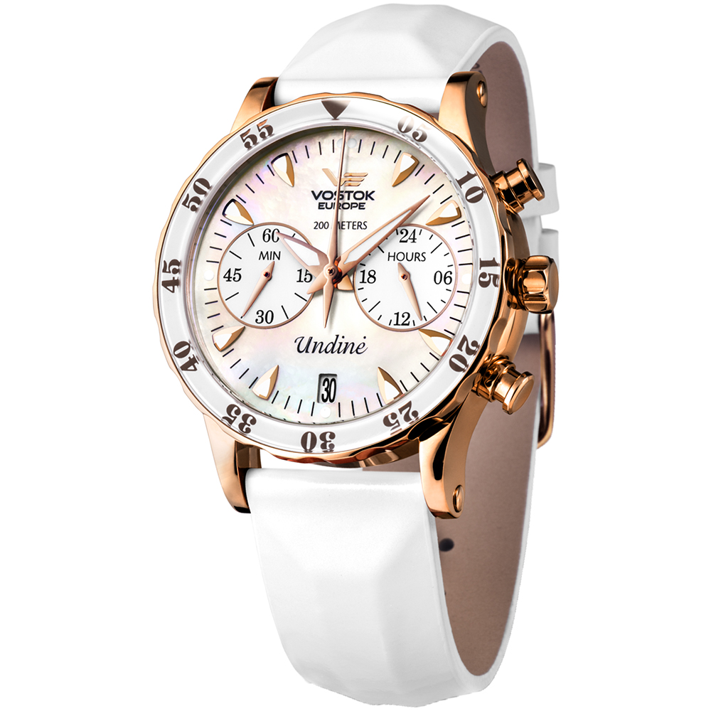 Vostok Europe VK64-515B528 zegarek damski sportowy Undine pasek - miniatura 5