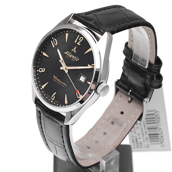 zegarek Atlantic 51651.41.65G srebrny Worldmaster - miniatura 4