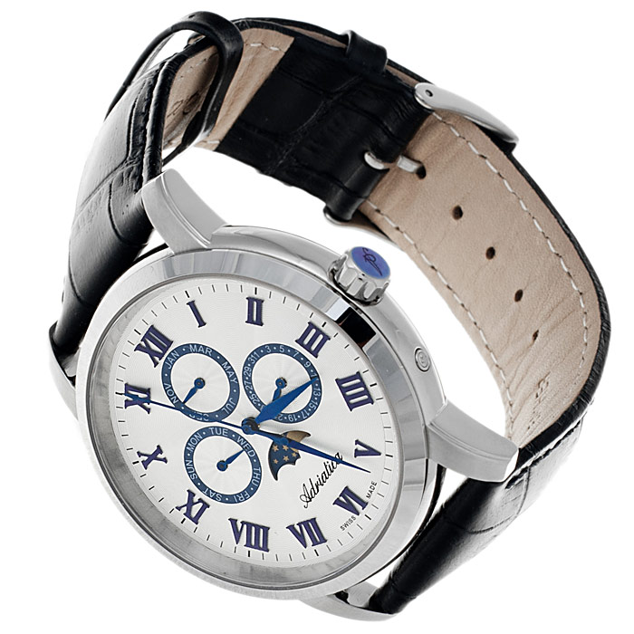 zegarek Adriatica A8134.52B3QF srebrny Pasek - miniatura 7