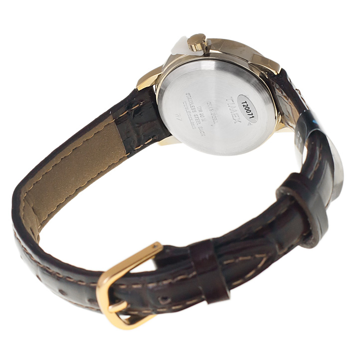 Timex T20071 zegarek damski Easy Reader złoty - miniatura 6