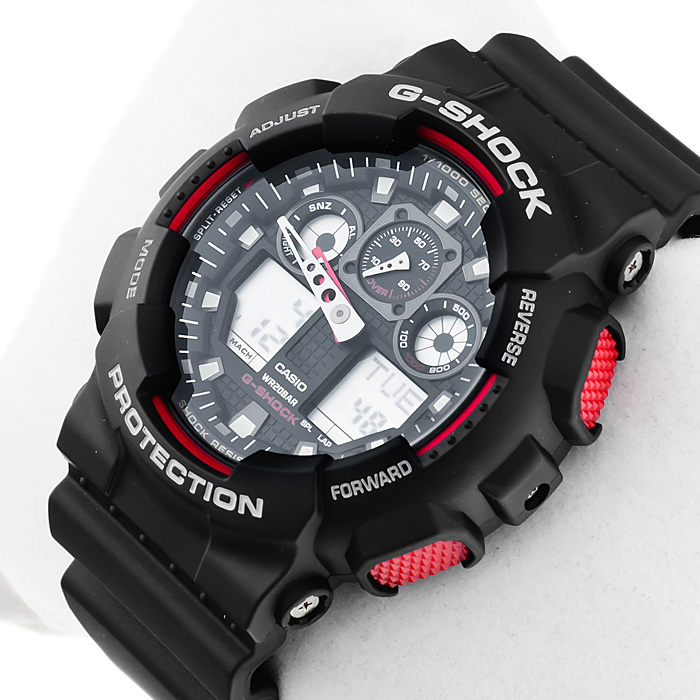 zegarek G-Shock GA-100-1A4ER Red Giant G-SHOCK Original mineralne - miniatura 6