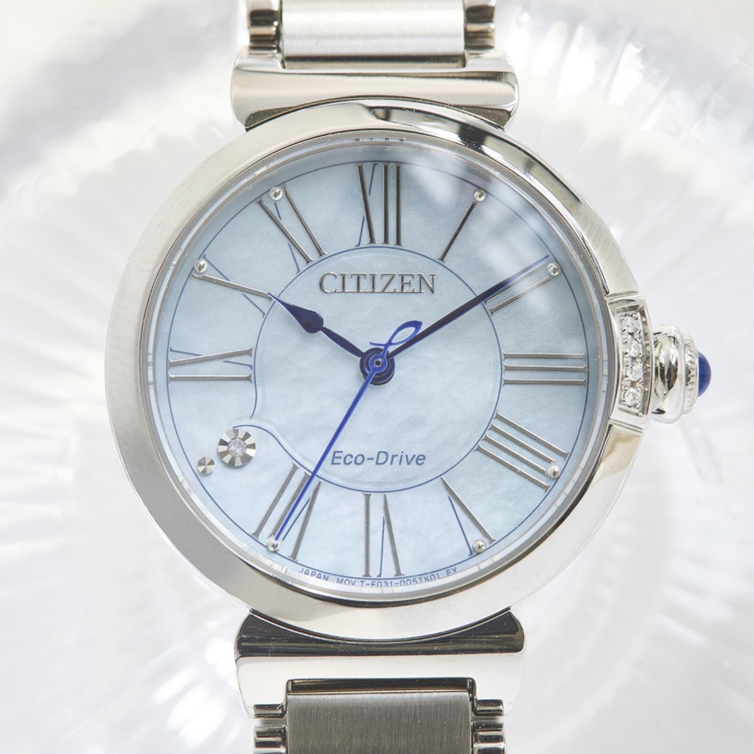 Zegarek Citizen L damski srebrny z diamentami EM1060-87N - miniatura 17