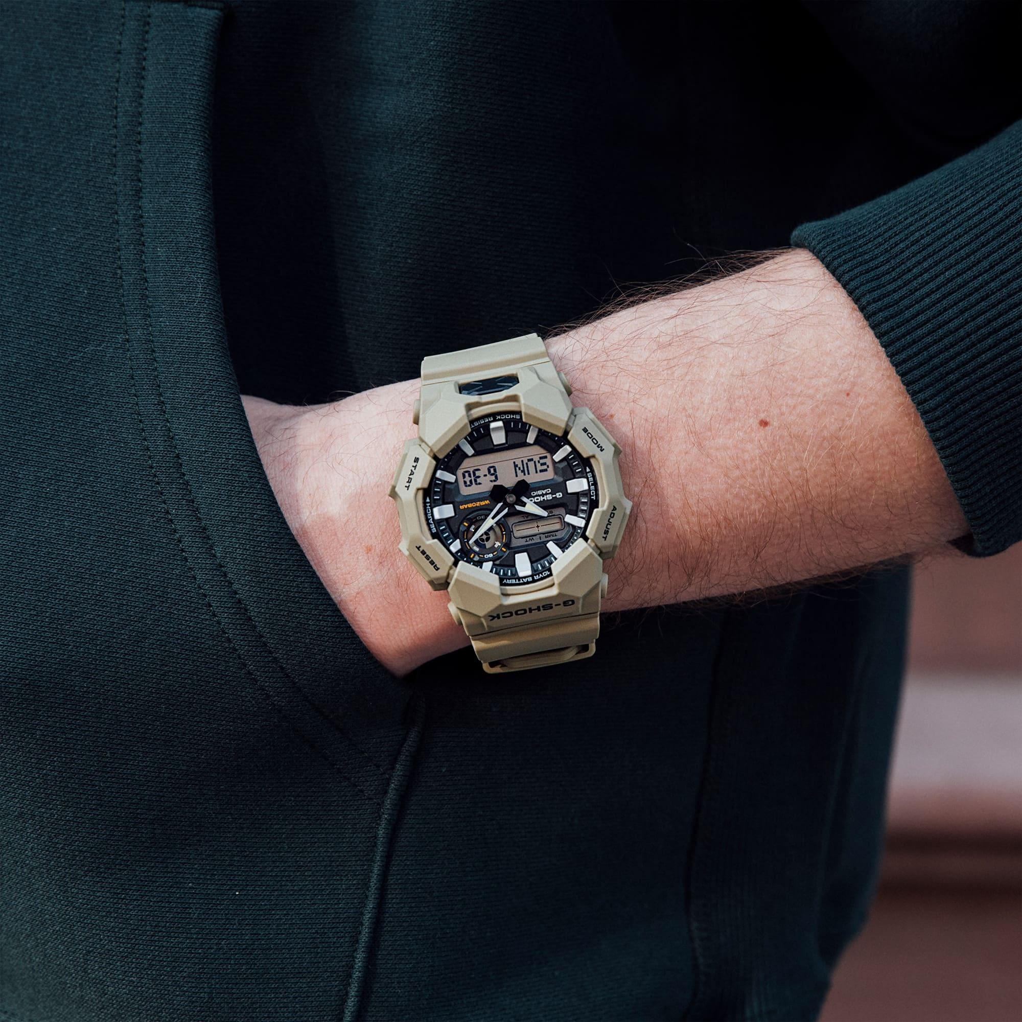 Zegarek Casio G-SHOCK Classic GA-010 męski zielony GA-010-5AER