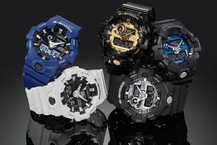 Zegarek Casio G-SHOCK NO COMPLY BLACK AND GOLD męski czarny GA-710GB-1AER - miniatura 14