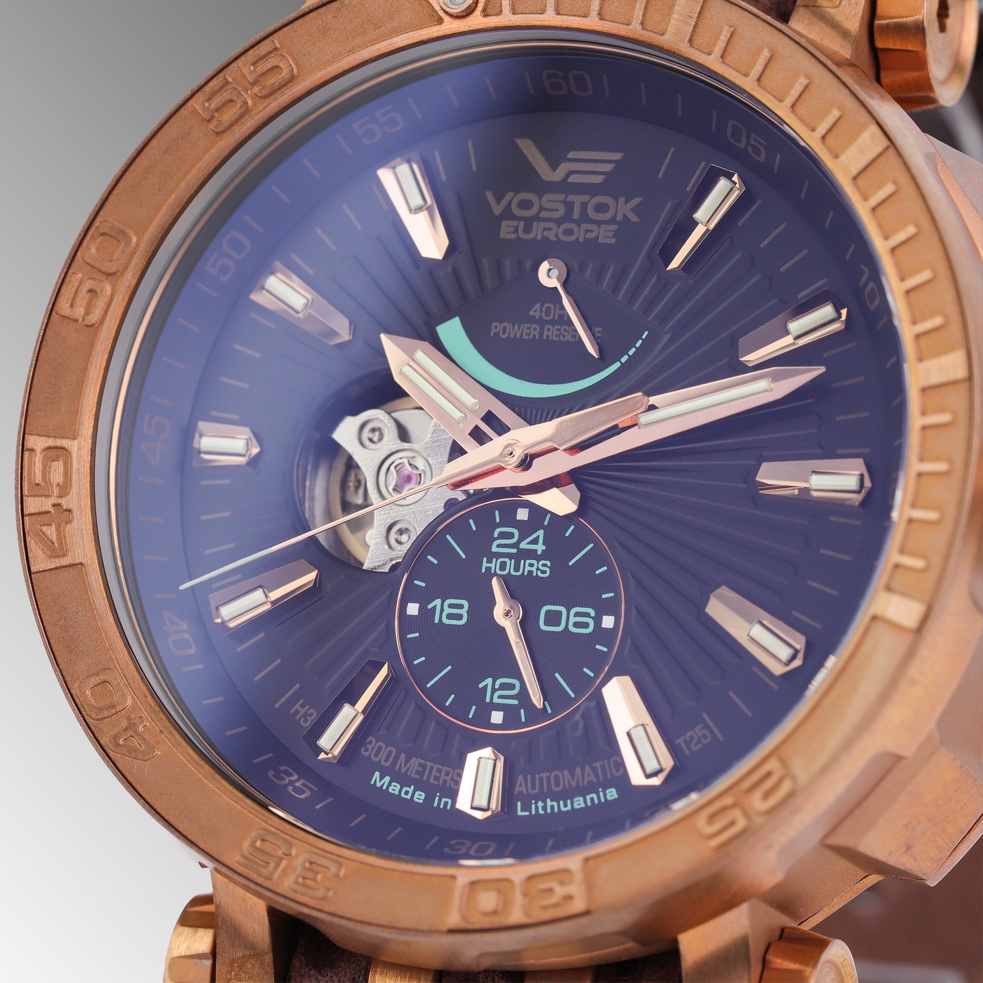 Zegarek Vostok Europe Energia Rocket Bronze Automatic męski brązowy YN84-575O540 - miniatura 18