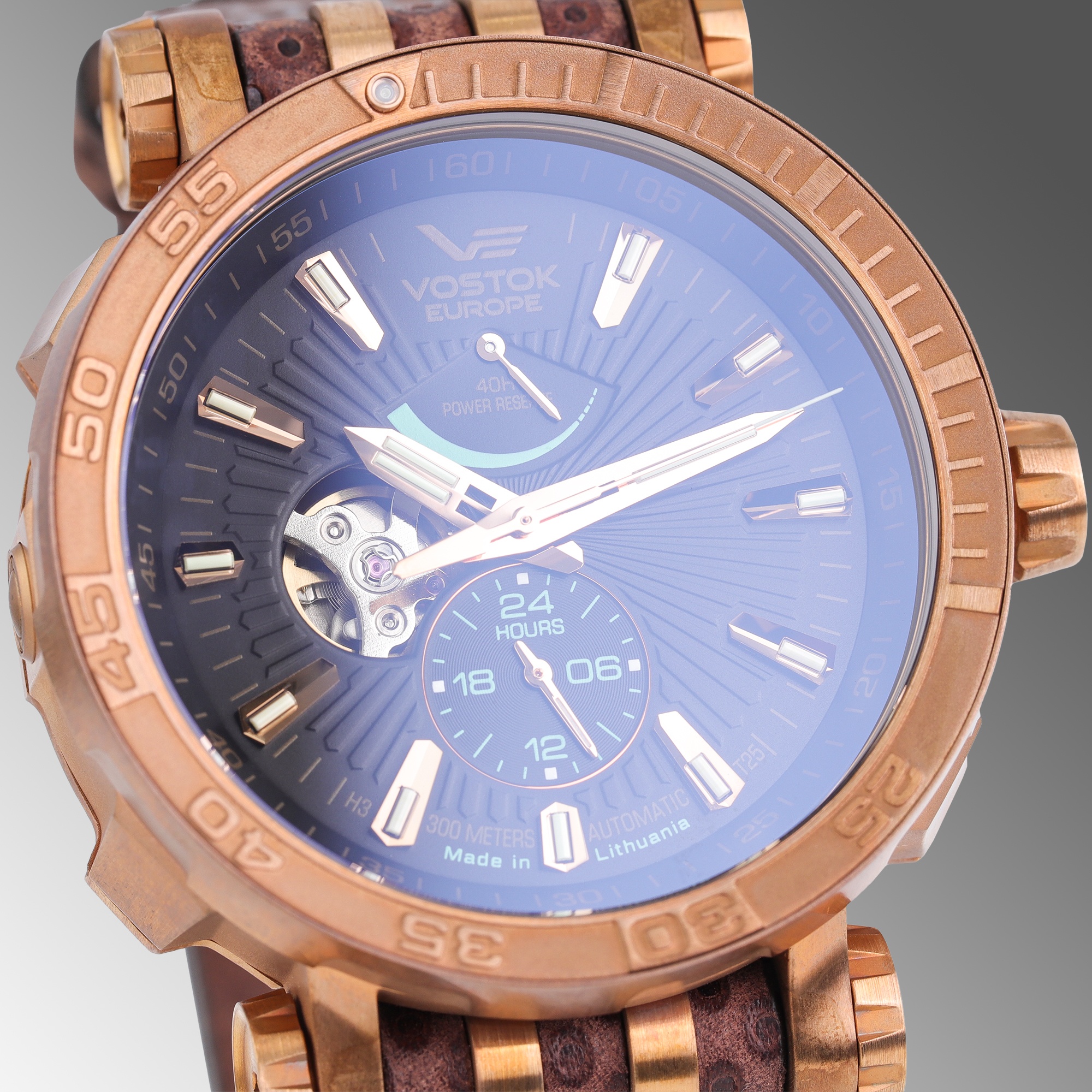 Zegarek Vostok Europe Energia Rocket Bronze Automatic męski brązowy YN84-575O540 - miniatura 19