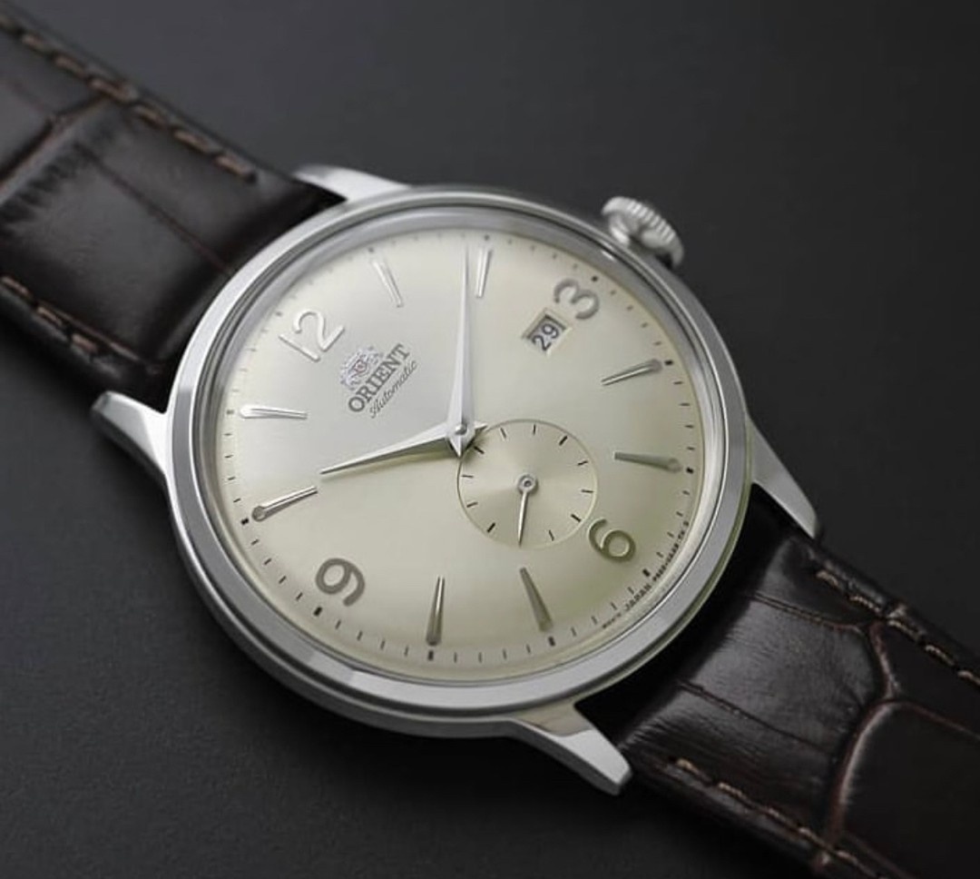 Zegarek Orient Bambino Small Seconds automatyczny męski brązowy RA-AP0003S30B - miniatura 28