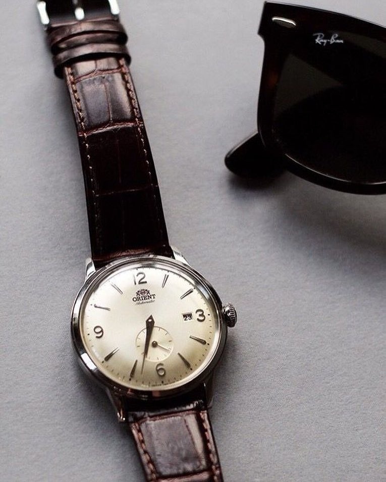 Zegarek Orient Bambino Small Seconds automatyczny męski brązowy RA-AP0003S30B - miniatura 30