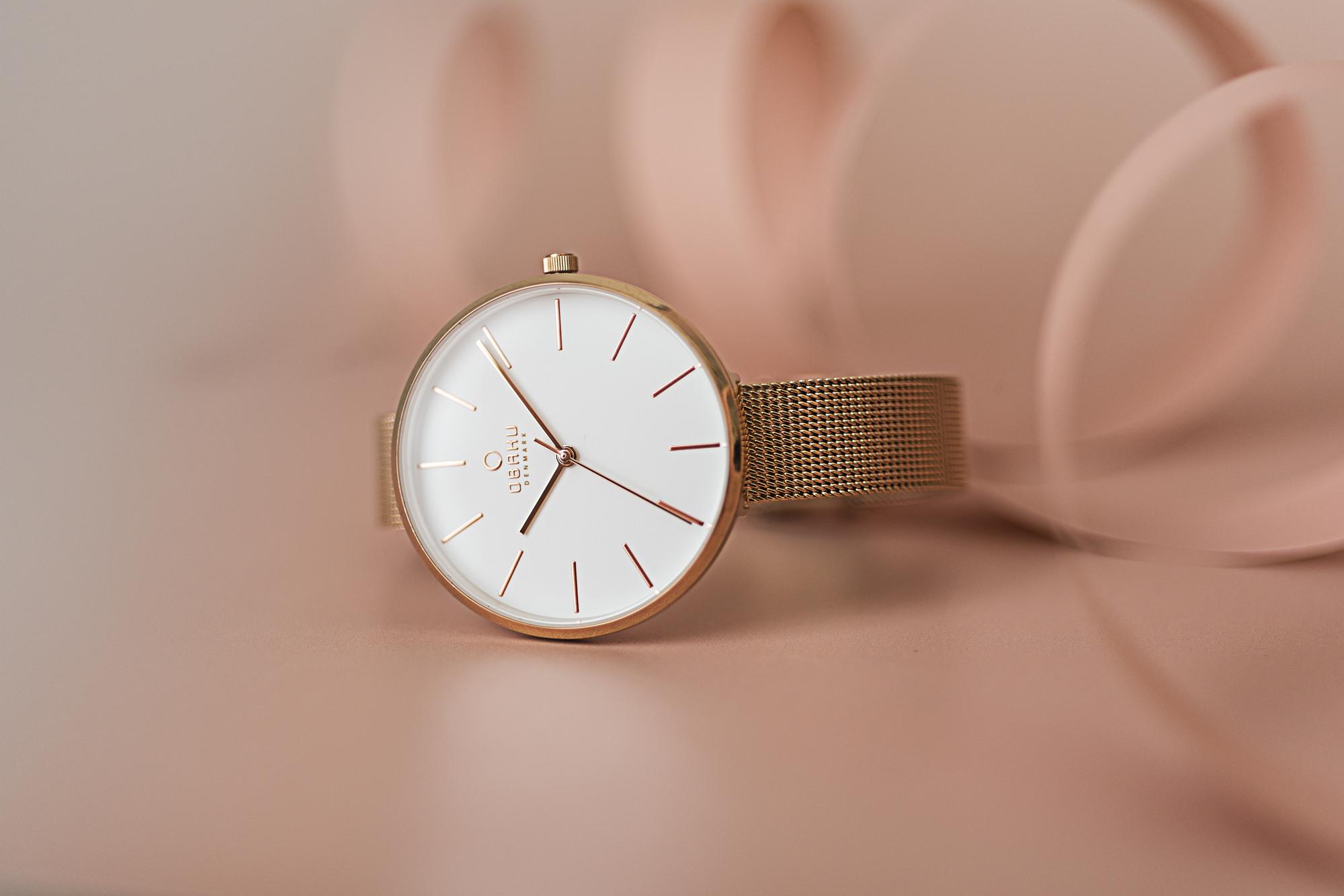 Zegarek Obaku Denmark Mynte Rose damski V211LXVIMV - miniatura 15