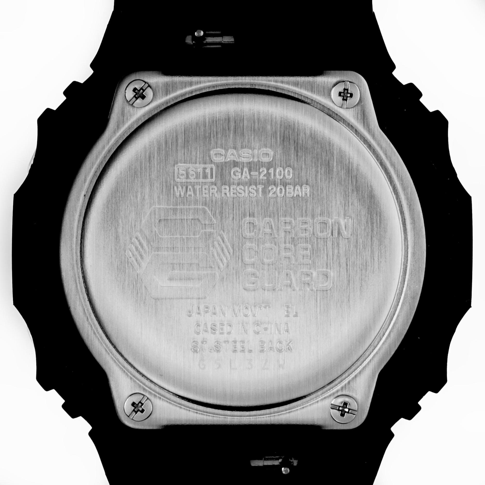 Zegarek Casio G-SHOCK Octagon Black CasiOak Carbon Core Guard męski GA-2100-1A1ER - miniatura 20