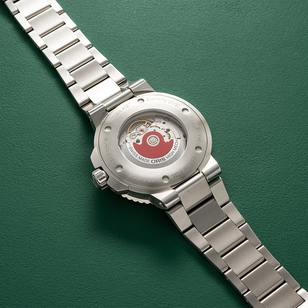 01 733 7730 4137-07 8 24 05PEB Aquis klasyczny zegarek srebrny - miniatura 12