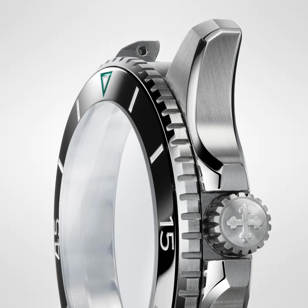 4521530 zegarek srebrny klasyczny Nereide Tungsteno pasek