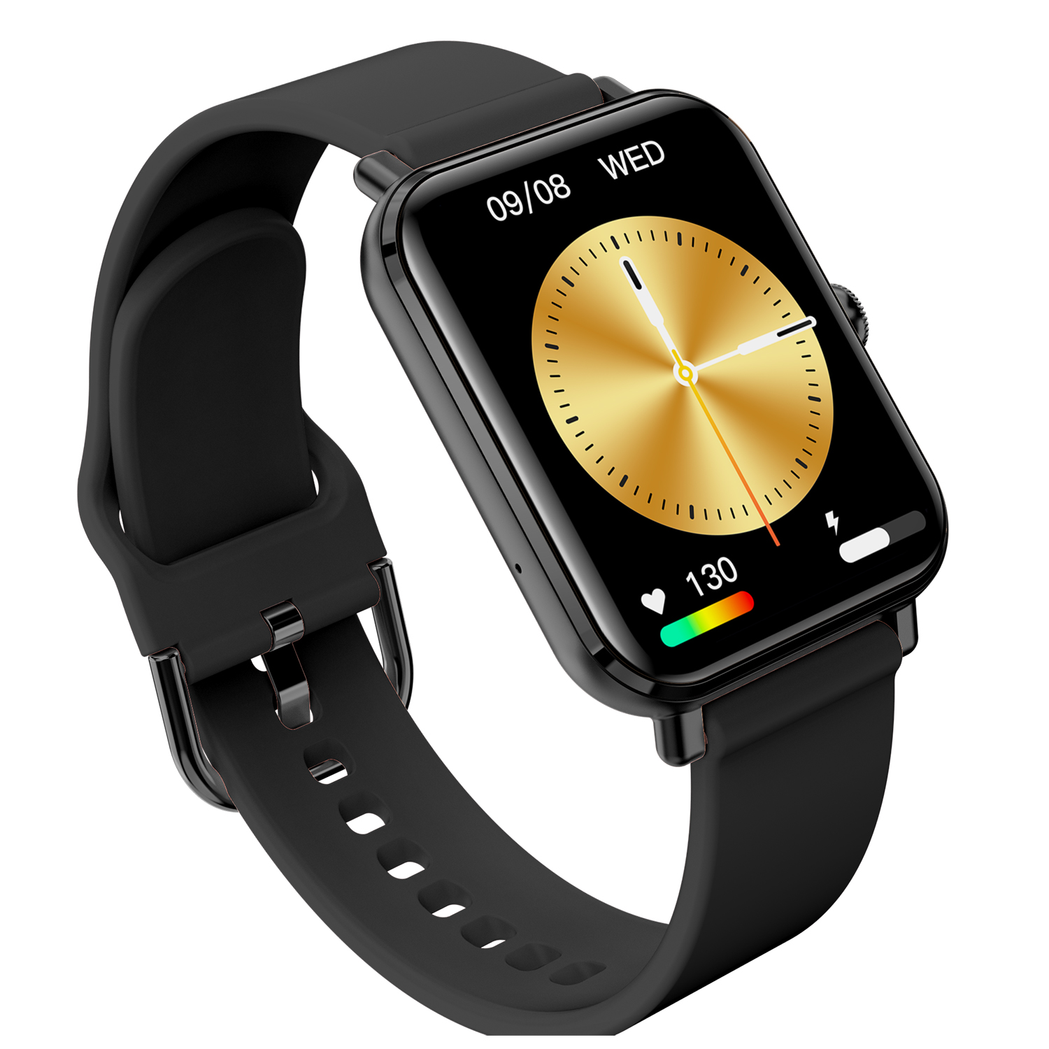 5904238484791 zegarek różowe złoto sportowy Smartwatch pasek - miniatura 5
