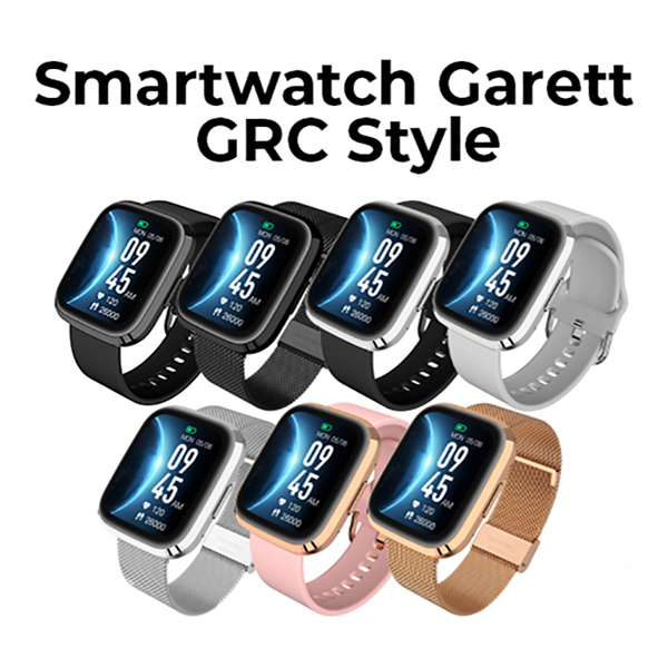 5904238484876 Smartwatch sportowy zegarek srebrny - miniatura 9